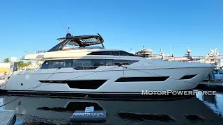 2022 Ferretti 780 Luxury Flybridge Yacht Tour