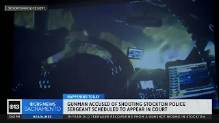 Stockton police shooting suspect to be arraigned in court Friday