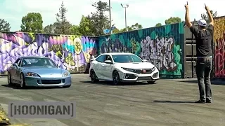 [HOONIGAN] DT 095: 2018 Civic Type R vs S2000 with Alexander Rossi #SPACERACE