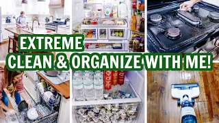 EXTREME CLEAN & ORGANIZE WITH ME | EXTREME CLEANING MOTIVATION | HOW TO MAKE A COZY BED