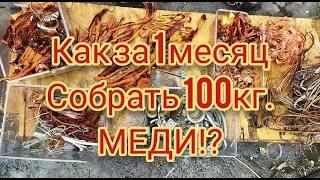 как за 1 месяц собрать 100кг  меди