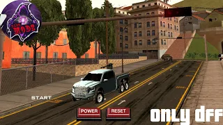 How to install 6x6 car with mechine gun in gta san andreas android dff only