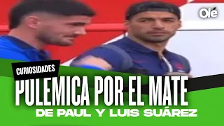 Rodrigo De Paul y Luis Suárez se chicanean por el mate