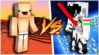 PRO VS NOOB - MINECRAFT KOSMICZNA WOJNA