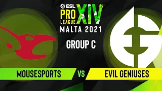 CS:GO - mousesports vs. Evil Geniuses [Inferno] Map 1 - ESL Pro League Season 14 - Group C