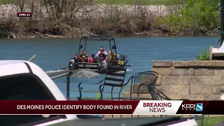 Des Moines police identify man whose body was found in river