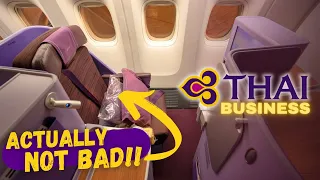 3 HRs in THAI Airways 777 Business Class | FLIGHT REVIEW