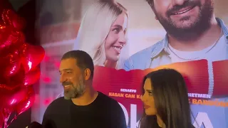 Arda Turan ve eşi Aslıhan Doğan Turan çifti 'Çok Aşk' filminin galasına katıldı!