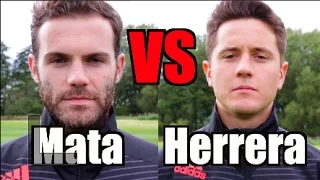 Juan Mata vs Ander Herrera: Intense Crossbar Challenge