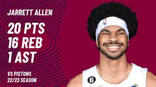 Jarrett Allen vs Detroit Pistons | Feb 8, 2023