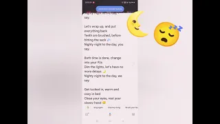 Google assistant sing me a lullaby😴