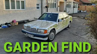 Mercedes Benz 190e GARDEN FIND - The Moldy Merc -