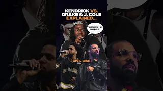 Kendrick VS. Drake & J. Cole EXPLAINED - Every Diss on Metro Boomin’s “Like That” ‼️👀 #shorts #drake