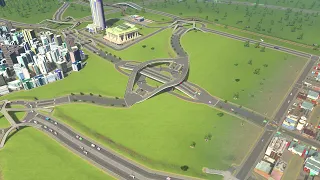 Non-intersecting Intersection - Cities: Skylines