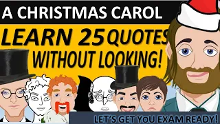 Learn 25 Key Quotes Without Looking for A Christmas Carol - in Under 10 minutes!