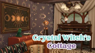Crystal Witch's Cottage | The Sims 4 Stop Motion Build | No CC