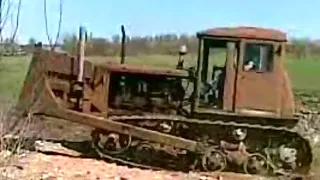 Тест драйв легендарный трактор ДТ-74 (Ukrainian tractor)