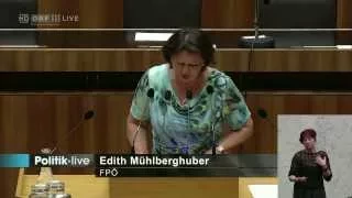 Edith Mühlberghuber - Petitionen und Bürgerinitiativen - 9.7.2015