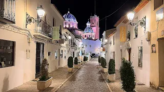 Altea Old Town - NO ONE on friday night! 😮#benidormbyana #altea