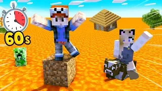 MINECRAFT Ale LAWA Podnosi Się Co 60 Sekund! | Vito i Bella