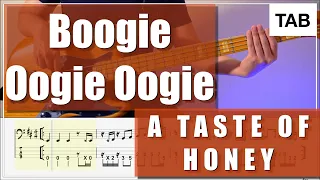 【Bass Tab】【#11】Boogie Oogie Oogie / A Taste Of Honey 【Bass Cover】【4strings】【タブ譜】【Transcription】
