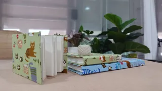 30 - Minute Bookbinding ASMR (No Music, No Talking) / Making Sketchbooks with Beginner Tools