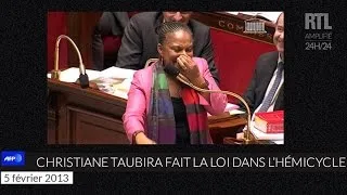 Quand Christiane Taubira faisait le show à l'Assemblée nationale - RTL - RTL