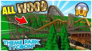ONLY using *ONE* Material in Theme Park Tycoon 2! 😊