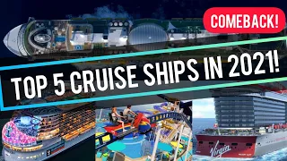 TOP 5 BEST NEW CRUISE SHIPS IN 2021 (incl. Royal Caribbean, Virgin, Carnival, Disney, Celebrity,...)