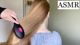 ASMR | Soft and Gentle Hair Play with Friend 🌻 (slow hair brushing, massage, spraying, no talking)