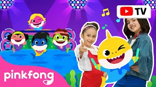 [4K] Disco Sharks | Dance Along | Kids Rhymes | Let's Dance Together! | Pinkfong Songs