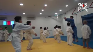 تمرين جودو في أكاديمية سيف Saif Judo Academy