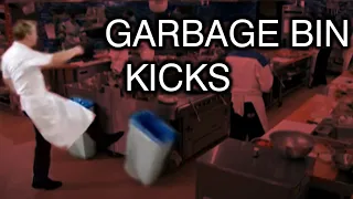 Chef Ramsay Kicking Garbage Bins - Hell's Kitchen Compilation