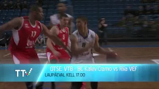 BC KALEV/CRAMO vs RIIA VEF, laupäeval kell 17.00!