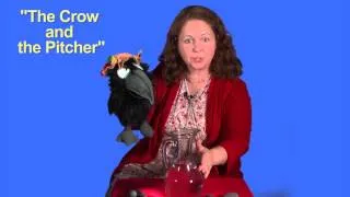 Visual Storytelling Demonstration Aesop's Fable - "The Crow and the Pitcher"