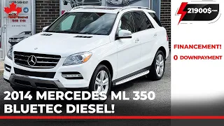 MERCEDES BENZ ML 350 BLUETEC, 2014! 3.0 Diesel! Automatic! Very Clean!!! Leather! Panoramic Sunroof!