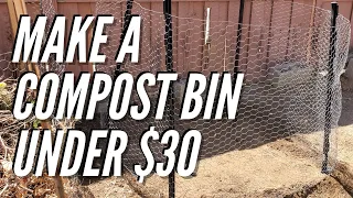 How to make a Compost Bin | Home Composting for Beginners