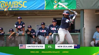 HIGHLIGHTS - USA vs. New Zealand - WBSC U-12 Baseball World Cup