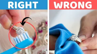 The Right Way to Clean Gold Jewelry Using Homemade Jewellery Cleaning Solutions