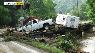 Kentucky USA flood, heavy rain for days