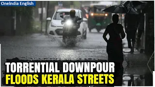 Kerala Rains: Torrential Rains and Gusty Winds Wreak Havoc; Kochi's Roads and Lanes Flooded