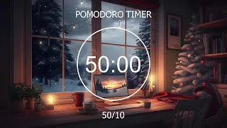 10-Hour Study With Me 🎵 50/10 Pomodoro Timer - Cozy Room with lofi for Relaxing • Focus Station