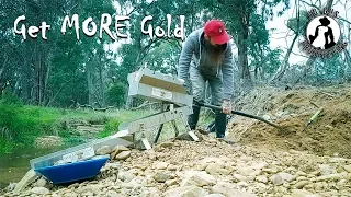 So Much Gold Trapped in Ancient River Gravel!