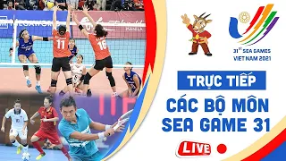 Bóng chuyền nữ, Futsal nam, Bóng bàn... | Trực Tiếp các môn thi đấu SEA Games 31