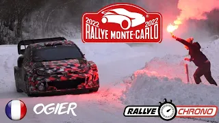 Test Rallye Monte Carlo 2022 - Sébastien Ogier | Toyota Yaris WRC Hybrid | Full Snow @RallyeChrono