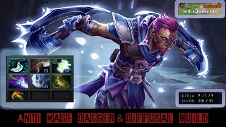 Anti Mage Diffusal + Dagger Build  New Meta!   300 Mana Burn per second..