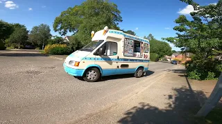 paul the ice cream man on a hot day