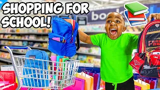 SCHOOL SHOPPING FOR KASEN FIRST DAY OF SCHOOL! | THE EMPIRE FAMILY