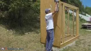 How To Build A Lean To Shed - Part 3 - Siding Install