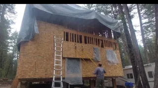 I was dreaming to be a sailor! Beginer build cabin, install osb sheathing. ComplicatedSimpleLife